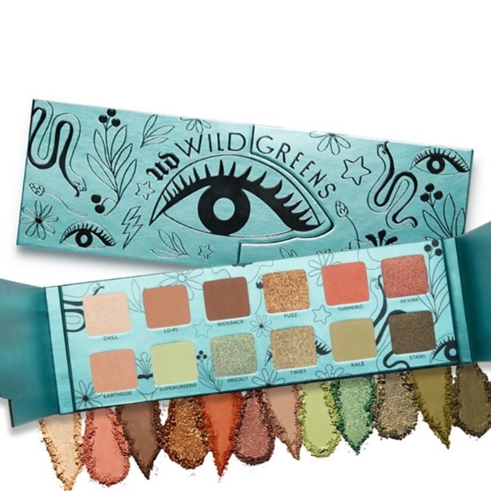 NEW Urban Decay Wild Greens Eyeshadow Palette